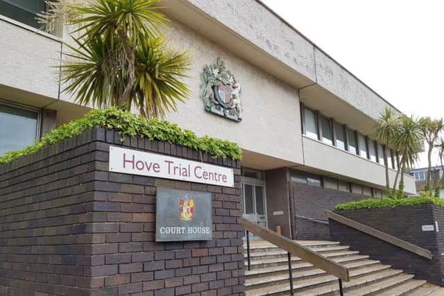He appeared at Hove Crown Court for sentencing
