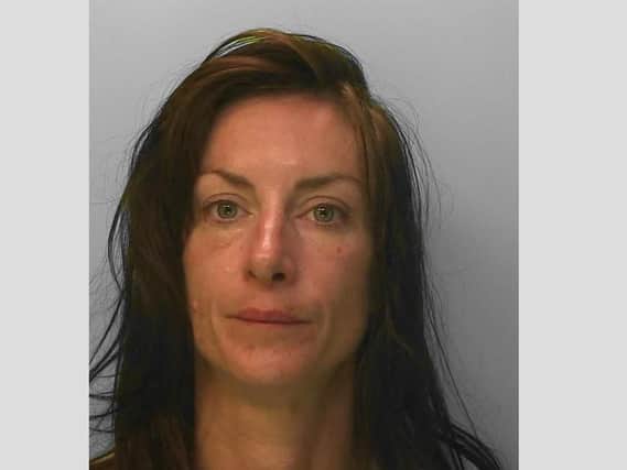 Lyndsay Dewey appeared in court today for sentencing. Picture: Sussex Police