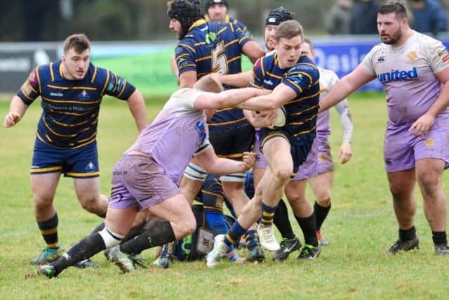 Action from Worthing Raiders' clash with Clifton. Picture: Stephen Goodger