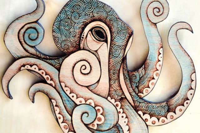Wooden octopus by Glenouther Crafts