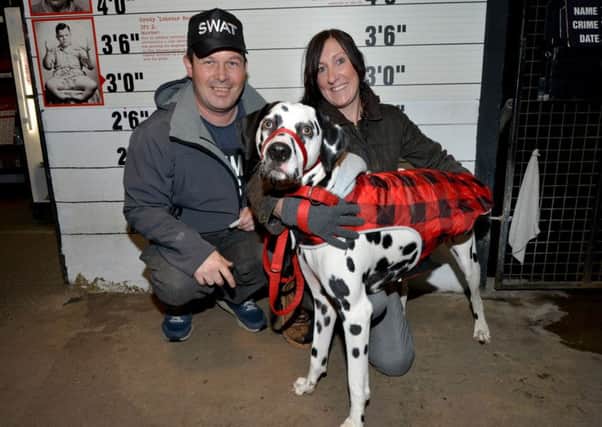 Dress Up Your Dog Day at the True Crime Museum in Hastings.

Steve and Lisa Frost with Jester SUS-190114-073458001