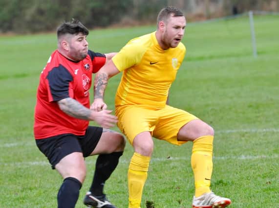 Kris Harding was at the double in Upper Beeding's quarter-final cup win. Picture: Stephen Goodger