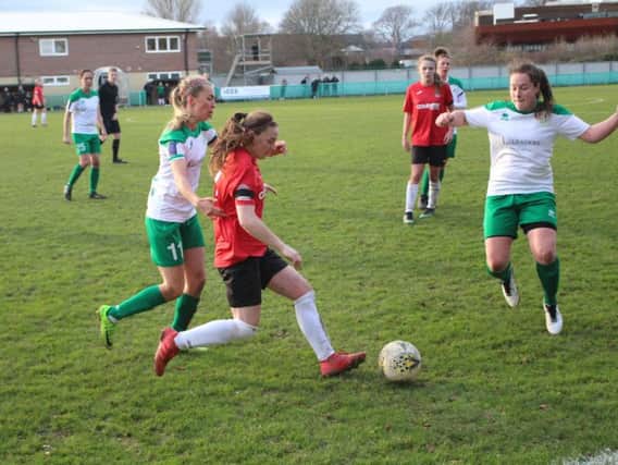Chi City Ladies in action against Coventry / Picture by Jasmine Evans