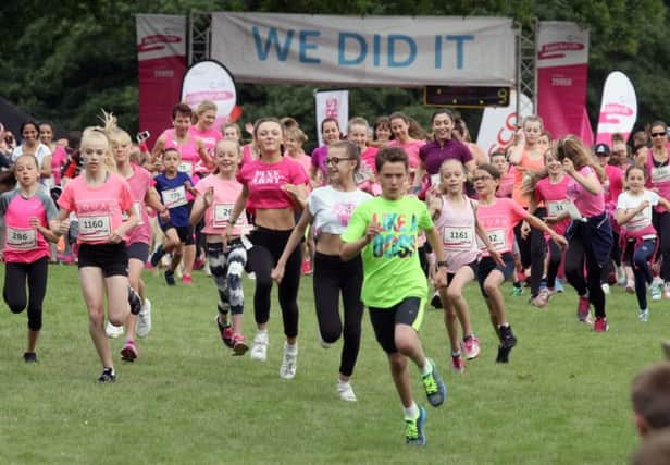 Crawley Race for Life 2016. Start of the 5k.