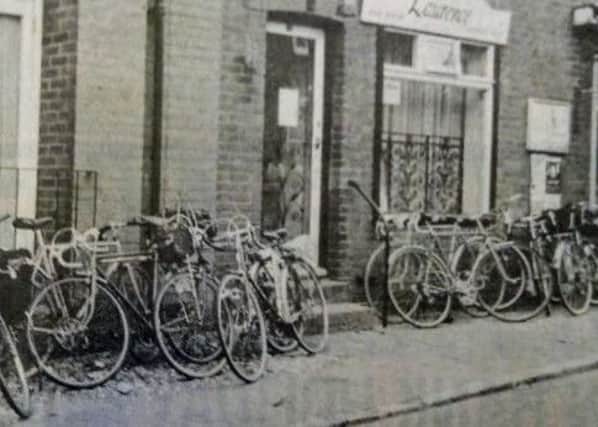 Bikes means business for a Ditchling shop owner, who has become a popular stop point