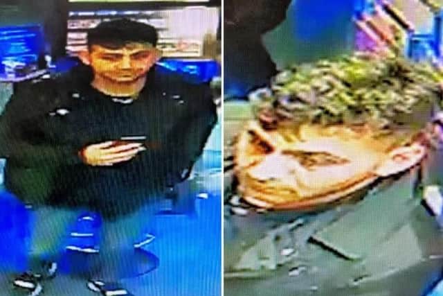 Police released CCTV after the incident at Betfred in Brighton