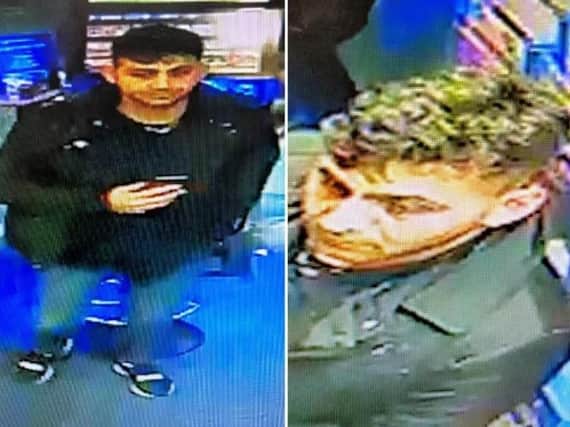 Police released CCTV after the incident at Betfred in Brighton