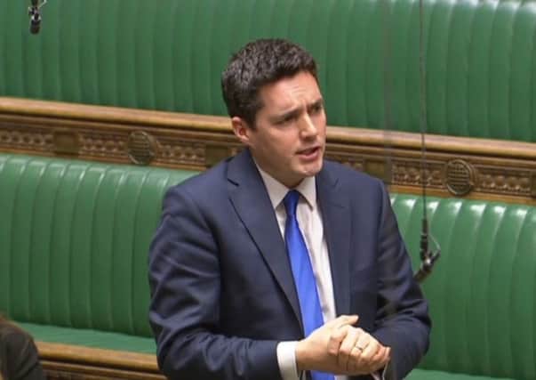 Mr Merriman speaking in Parliament. File photo