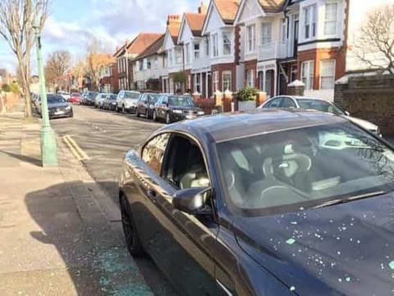 One of the BMWs in Hove (Photograph: Robert Nemeth)