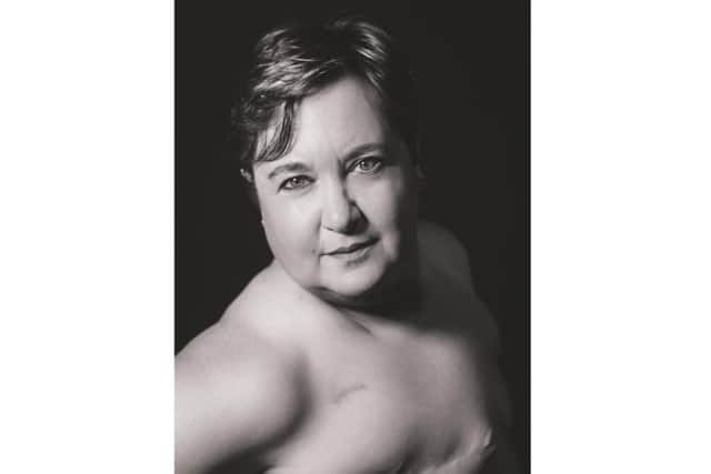 Kate Henwood, who is surviving cancer and has had a double mastectomy, has taken part in the charity fundraising photoshoot. Picture: VP Photography