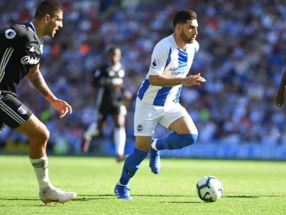 Alireza Jahanbakhsh in action for Brighton. Picture by PW Sporting Photography