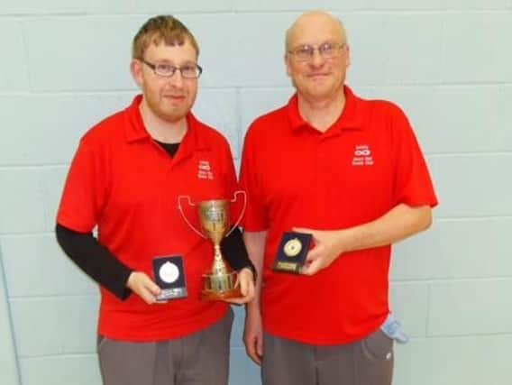 Infinity's county pairs winners Robin Armstrong and Chris Page