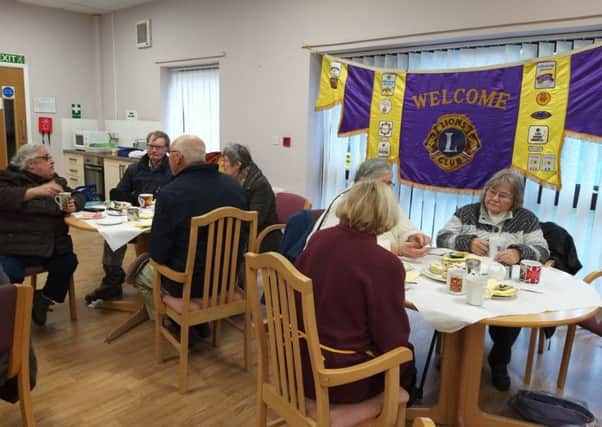 Mobility scooter users enoyed a special coffee morning at the Charter Centre organised by Bexhill Lions Club SUS-190122-132750001