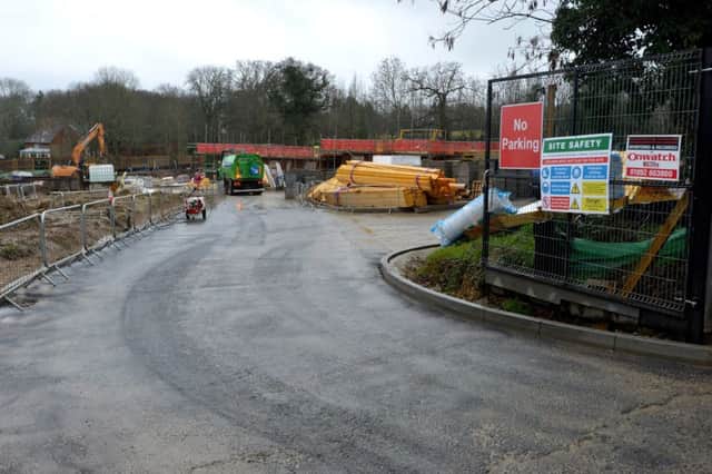 The entrance to the Gradwell Park building site