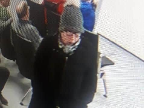 The woman seen at George Eliot Hospital in Nuneaton