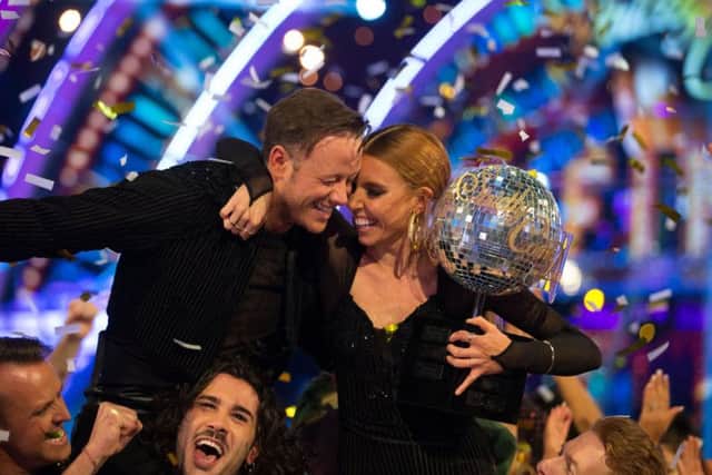 Stacey and Kevin winning Strictly Come Dancing
Picture: BBC