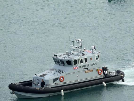 Border Force patrolling the English Channel. Picture: Christopher Furlong/Getty