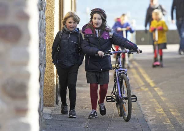 Youngsters taking part in The Big Pedal 2018 SUS-190123-135721001