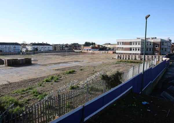 The now-demolished Teville Gate site in Worthing. Photo by Derek Martin Photography