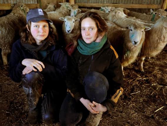 Shepherds Gala Bailey-Barker and Rose Bramwell. Photo by Steve Robards