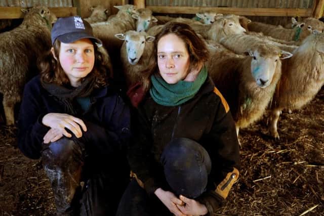Shepherds Gala Bailey-Barker and Rose Bramwell. Photo by Steve Robards