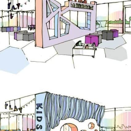 Artist's impression of the children's library
