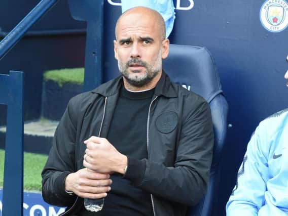 Manchester City manager Pep Guardiola. Picture by PW Sporting Photography
