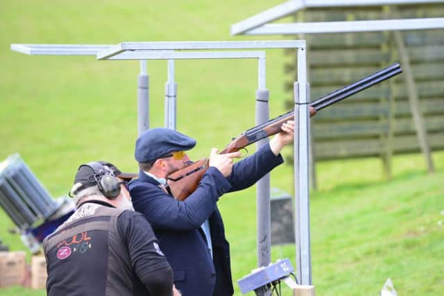 The clay pigeon shoot event is good for companies, or with families and friends