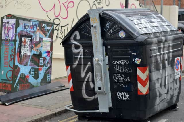 Communal bins, Brighton