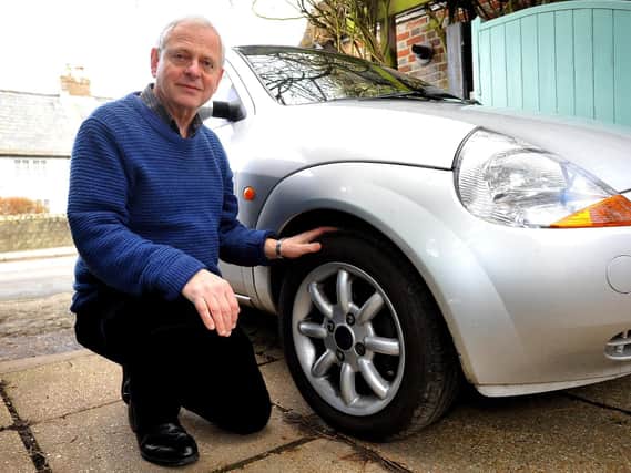 Clive with his Ford Ka