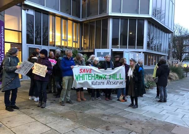 Whitehawk Protest at Hove Town Hall