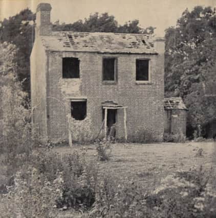 Copsford, the derelict rural cottage that was home to the author when he made a living out of collecting and selling herbs