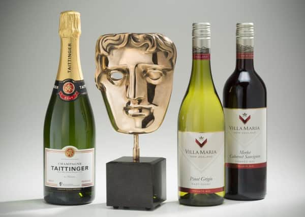 Some wonderful wines for the ceremony. Picture courtesy of BAFTA