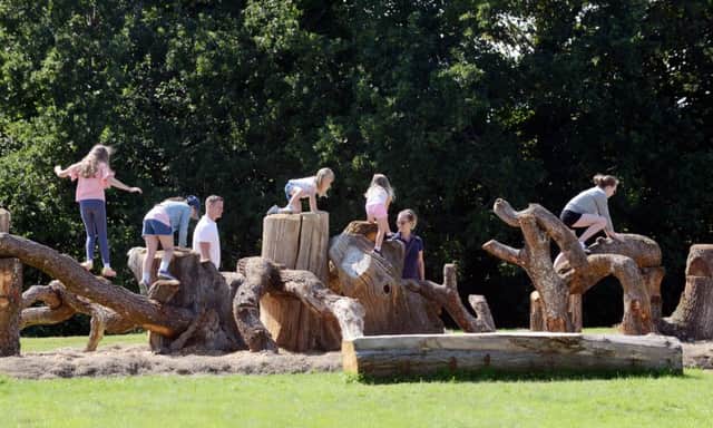 ks180433-6  Mid Easebourne Park Opening phot kate

Children enjoying the park.ks180433-6 SUS-180209-201912008