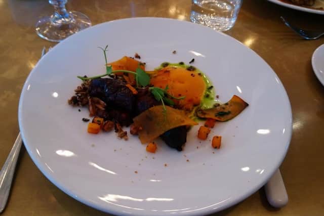 The pork cheek mains