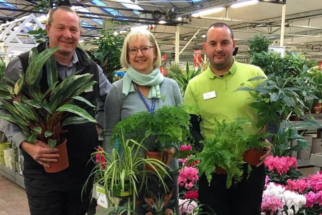 Haskins Garden Centre has donated houseplants to Copthorne Junior School