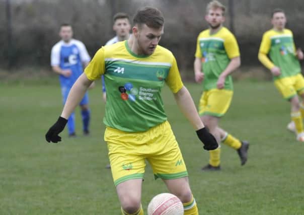 Terry Robinson scored one goal and had a hand in the other two as Westfield won 3-2 away to Angmering Seniors. Picture by Simon Newstead
