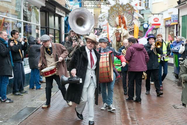 Hastings Fat Tuesday saw 14,000 revellers join in the celebrations across five days in 2018. Photo by Frank Copper