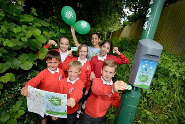 Beat the Street ran across East Sussex for two years. Pictured are pupils from Battle and Langton Primary School