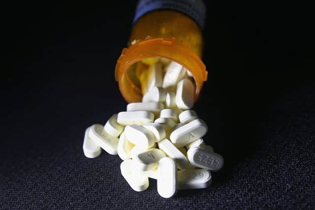 In one video Smithson is heard describing illicit Oxycodone pills as 'yummy' and 'naughty'. Stock image: Getty/John Moore
