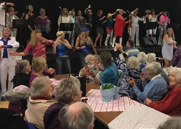 An ABBA-themed concert was held for more than 80 residents in Storrington, Pulborough and Ashington SUS-190129-155105001