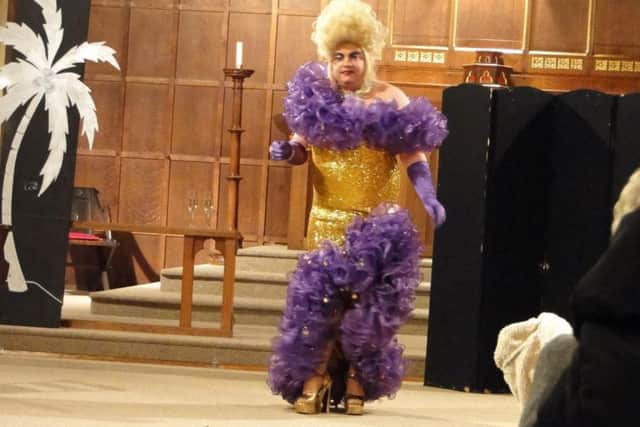 Billy Blanchard-Cooper performing as Miss Daniella Dream in The Power of Love concert in Littlehampton. Picture: Diana Adams