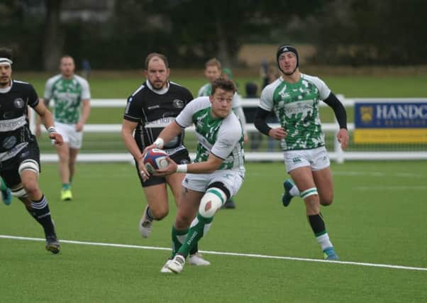 Tom Johnson in action for Horsham 34-15 win at home to Deal & Betteshanger. Picture by Clive Turner SUS-180111-093337001