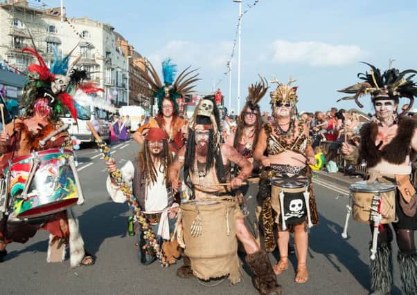 Hastings Old Town Carnival Week: Carnival procession. Photo by Frank Copper SUS-180508-083901001