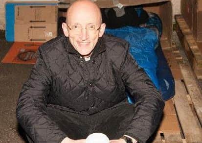 The Bishop of Chichester, Dr Martin Warner, will be sleeping out to raise money for Turning Tides