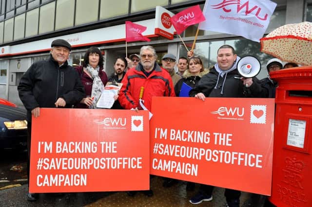 A protest in December 2018 at Crawley Post Office against its relocation. Pic Steve Robards SR1831397 SUS-180312-131134001