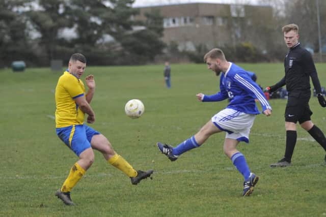 More action from the match between St Leonards Social II and Bexhill Rovers