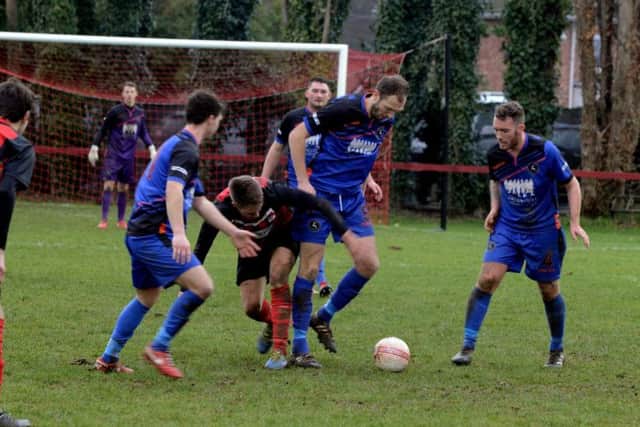 Midhurst on the ball at Wick / Picture by Kate Shemilt