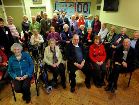 Members of Sapphire Stroke Club in Burgess Hill. Photo by Steve Robards