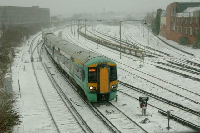Southern Rail has warned of delays ahead of predicted snow fall in Sussex
